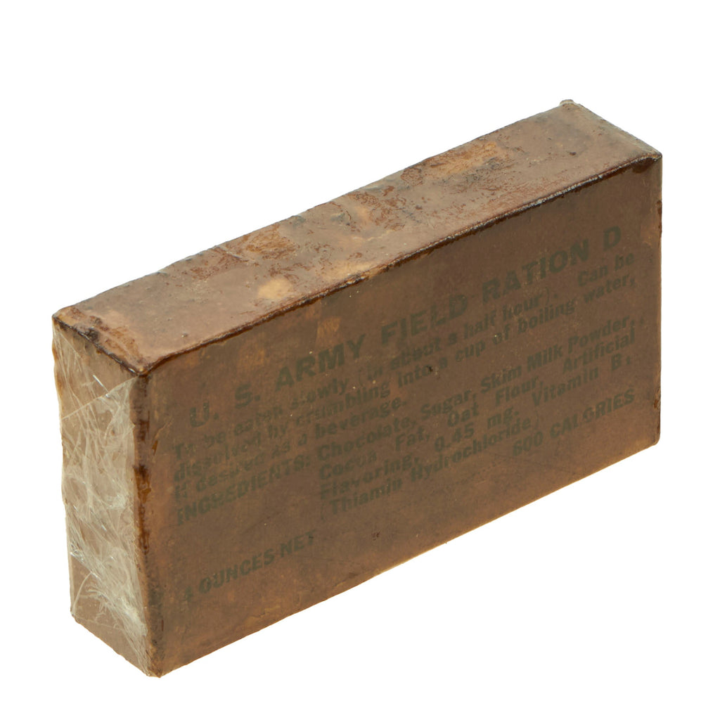 Original U.S. WWII Army Unopened Field Ration D Bar by Wm. Wrigley Jr. Company Original Items