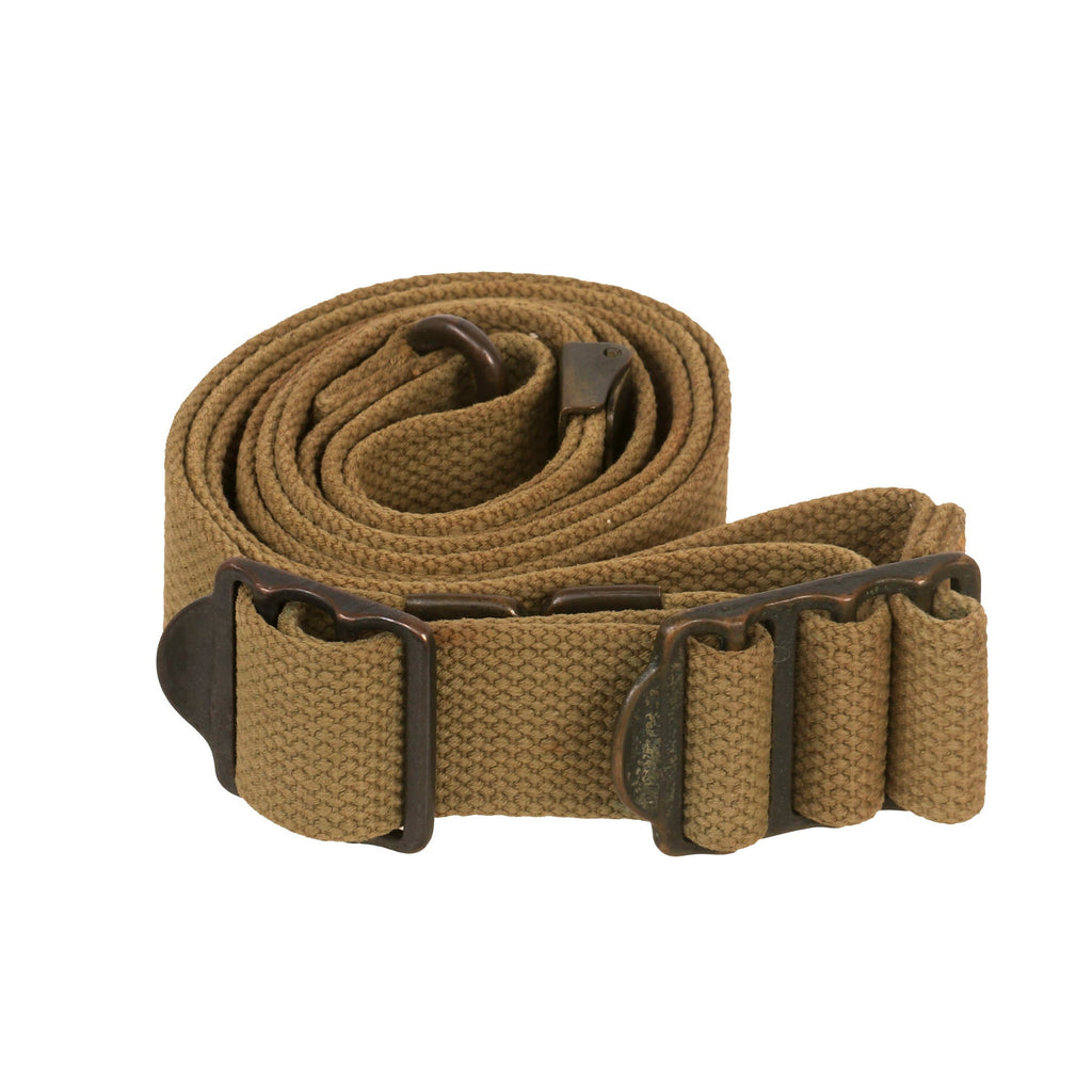 Original U.S. WWII M1923 Rifle Sling - Dated 1942 - Rare Original Items