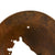 Original German WWII Ground Dug Heer Single Decal M40 Battle Damaged Relic Helmet Shell - Size 66 Original Items