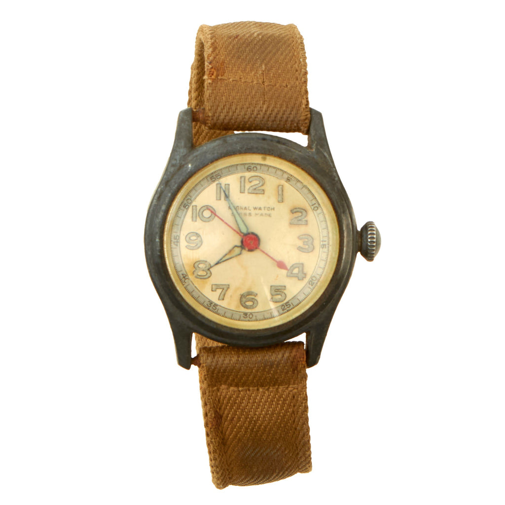 Original U.S. WWII “PX” Private Purchase Wristwatch by Regnal - Swiss Made Original Items