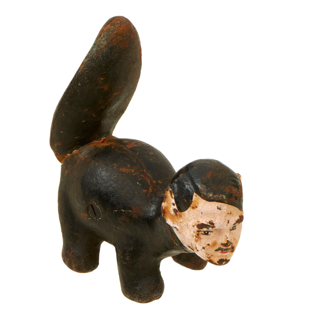 Original U.S. WWII American Anti-German Multi-piece Cast Iron “Der Phew-Ur” Skunk Caricature Original Items