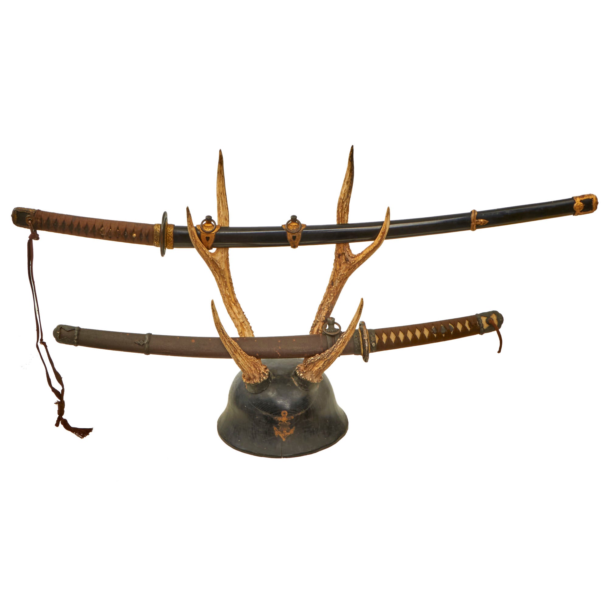 Original Imperial Japanese SNLF Antler Sword Stand Cutsom-Made for