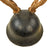 Original Imperial Japanese SNLF Antler Sword Stand Cutsom-Made for IJN Special Naval Landing Force Officer - Base Modeled After Type 90 Helmet with Landing Force Insignia Original Items