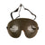 Original U.S. WWII Army Air Forces & Tank Crew Flak Goggles Face Mask with Padding & Strap Original Items