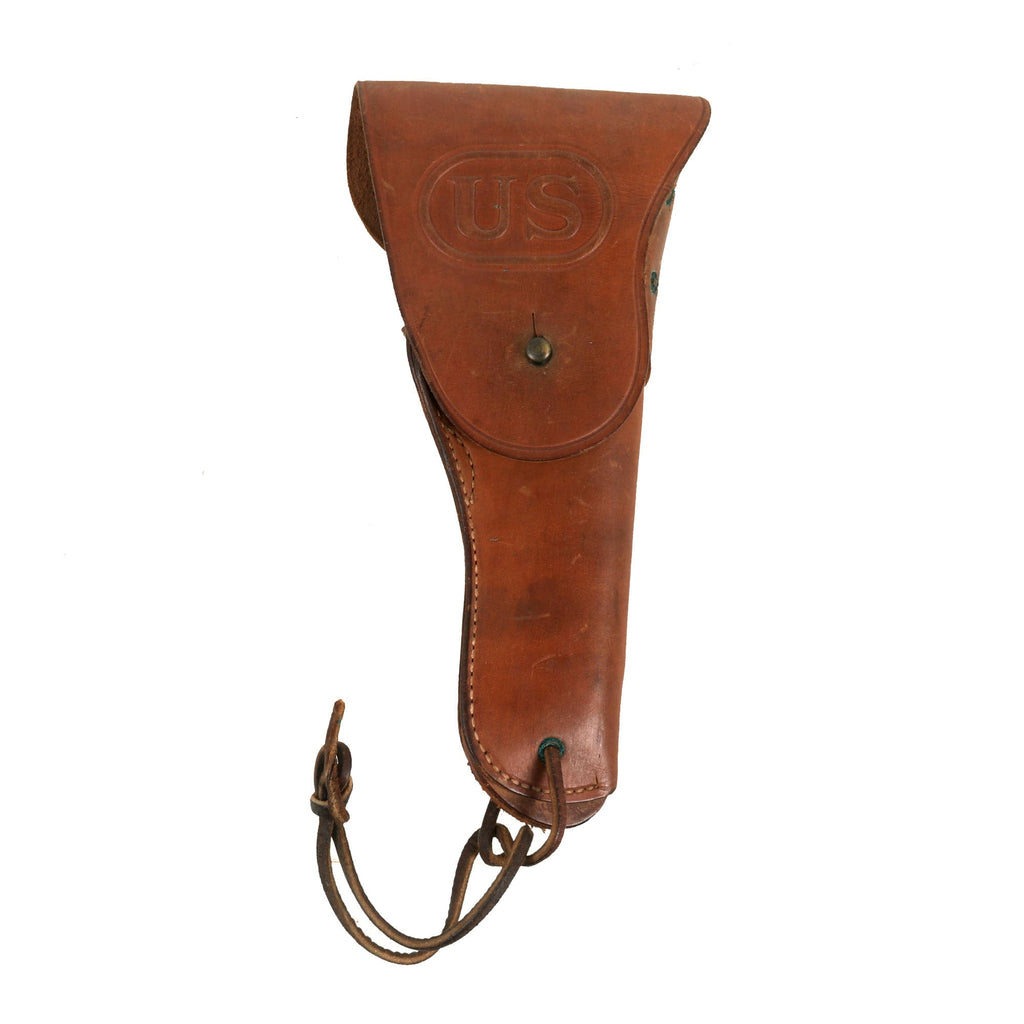 Original U.S. WWII Excellent Condition M1916 .45 Colt 1911 Leather Holster by Craighead Original Items