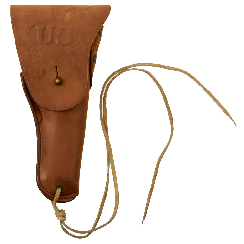 Original U.S. WWII M1916 .45 Colt 1911 Leather Holster by Sears Saddlery Original Items