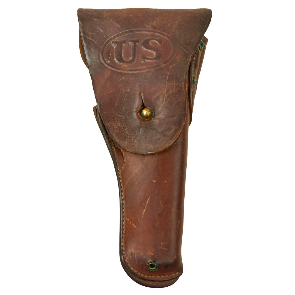 Original U.S. WWI M1916 .45 Colt 1911 Holster by Scarce Maker Sheffer & Rossum Original Items
