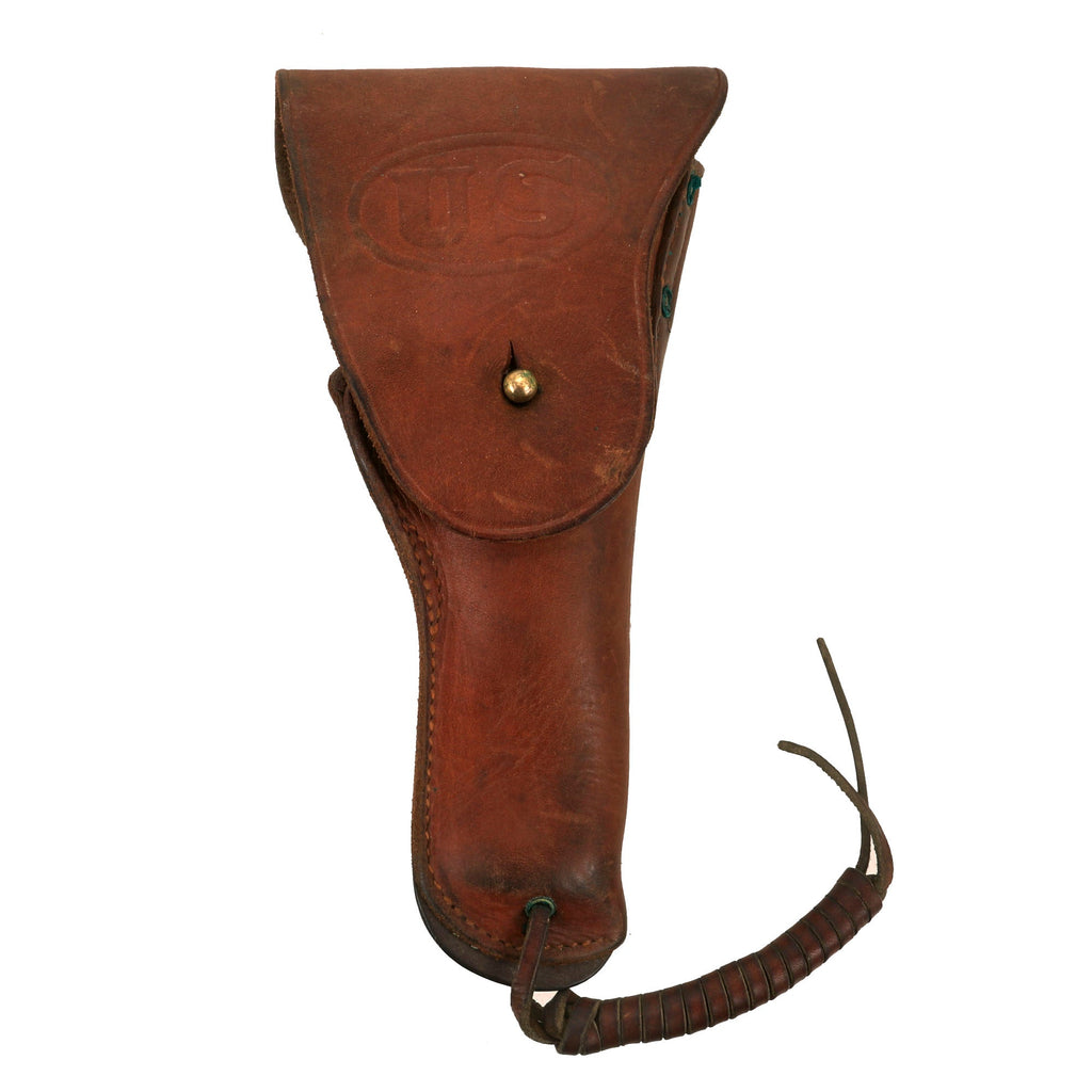 Original U.S. WWII Excellent Condition M1916 .45 Colt 1911 Leather Holster by Tex Tan Original Items
