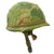 Original U.S. Vietnam War M1-C Paratrooper Helmet with Reversible Camouflage Cover - Complete Original Items