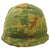 Original U.S. Vietnam War M1 Helmet with 1969 Dated Camouflage Cover and Liner Original Items