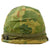 Original U.S. Vietnam War M1 Helmet with 1969 Dated Camouflage Cover and Liner Original Items