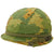 Original U.S. Vietnam War M1 Helmet with 1969 Dated Camouflage Cover and Liner Original Items