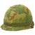 Original U.S. Vietnam War M1 Helmet with 1969 Dated Camouflage Cover and Liner Original Items