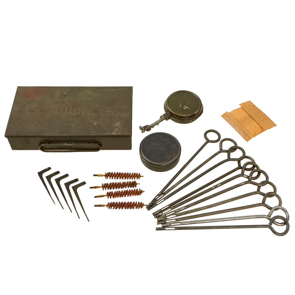 Original U.S. WWII Model 1912 Squad Weapon Cleaning Kit For M-1911 .45 Caliber Pistol Original Items