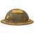 Original U.S. WWI M1917 Doughboy Helmet Shell With Camouflage Panel Paint Original Items
