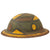 Original U.S. WWI M1917 Doughboy Helmet Shell With Camouflage Panel Paint Original Items