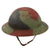 Original U.S. WWI M1917 Doughboy Helmet with Multi-Colored Camouflage Paint with Liner & Chinstrap Original Items