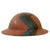 Original U.S. WWI M1917 Doughboy Helmet Shell with Multi-Colored Camouflage Paint Original Items