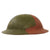Original U.S. WWI M1917 Doughboy Helmet Shell with Multi-Colored Camouflage Paint Original Items