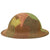 Original U.S. WWI M1917 Doughboy Helmet With Camouflage Panel Paint - Full Liner Original Items