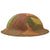 Original U.S. WWI M1917 Doughboy Helmet With Camouflage Panel Paint - Full Liner Original Items