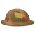 Original U.S. WWI M1917 Doughboy Helmet With Camouflage Panel Paint - Full Liner Original Items