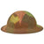 Original U.S. WWI M1917 Doughboy Helmet With Camouflage Panel Paint - Full Liner Original Items