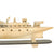 Original WWI Era Folk Art Soapstone Carved Warship "VITORIA" Matching Carved Slate & Soapstone Stand Original Items