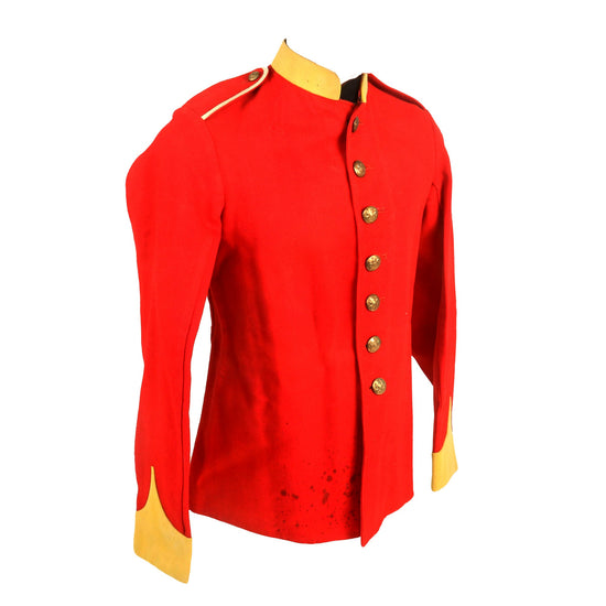 Original British Late Victorian to Pre WWI Era Regimental Scarlet Tunic Original Items