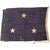 Original U.S. WWII US Navy Wool Three Star Vice Admiral Flag with Halyard - 37 x 52” Original Items