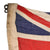 Original British WWII Large Royal Navy White Ensign Battle Flag with Halyard - 50 x 108”