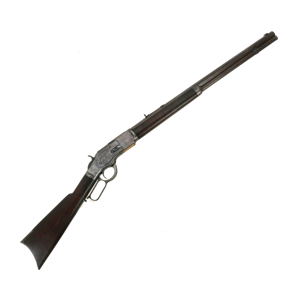 Original U.S. Winchester Model 1873 .44-40 Repeating Rifle with Octagonal Barrel made in 1889 - Serial 302602B Original Items