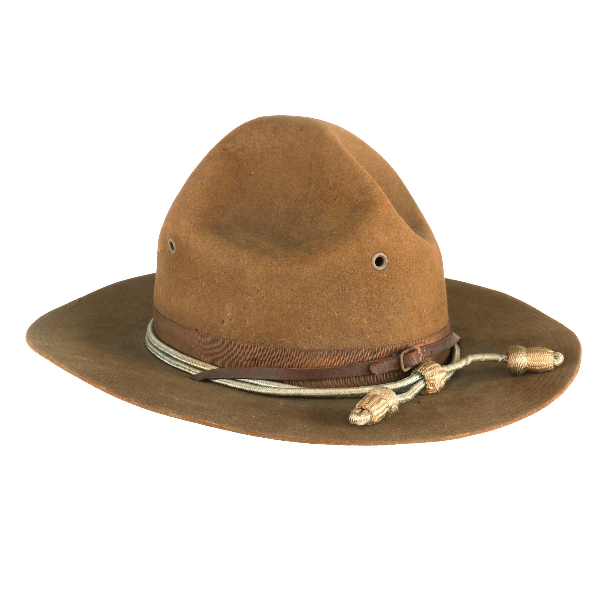 Original Identified WWI M1911 Campaign Hat with Infantry Cord