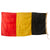 Original Belgian WWII Era Civil Ensign of Belgium Flag 33 ½” x 70 ½” Original Items