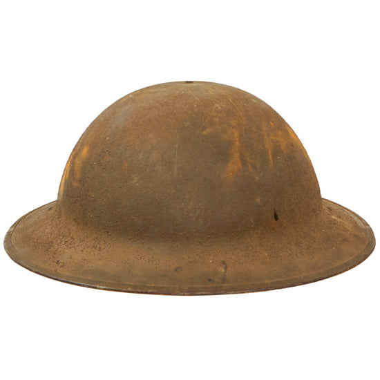 Original U.S. WWI M1917 28th Infantry Division Doughboy Helmet With Textured Paint - Keystone Division Original Items