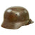 Original German WWII Luftwaffe M40 Overpaint Camouflage Steel Helmet with 55cm Liner and Chinstrap - marked Q62 Original Items