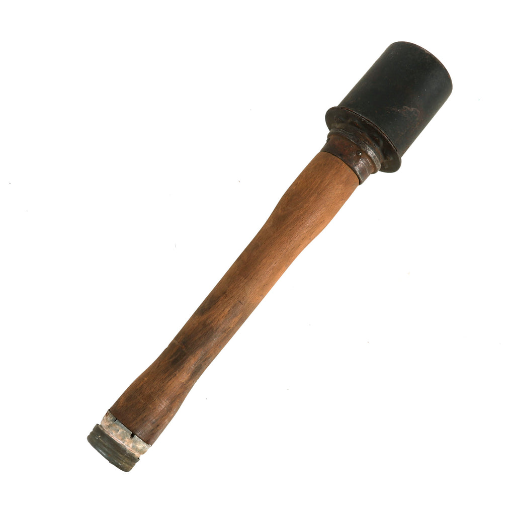 Original German WWII M24 Inert Stick Grenade Stielhandgranate by Witwe Wilhelm von Hagen (evy) & Hermann Nier (dbk) - Dated 1943 Original Items