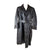 Original German WWII Officer's Private Purchase Gray Leather Greatcoat by Striwa Original Items