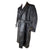 Original German WWII Officer's Private Purchase Gray Leather Greatcoat by Striwa Original Items