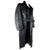 Original German WWII Officer's Private Purchase Gray Leather Greatcoat by Striwa Original Items