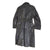 Original German WWII Officer's Private Purchase Gray Leather Greatcoat by Striwa Original Items
