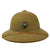 Original U.S. WWII-Era US Marine Corps Issue M-1940 Pressed Fiber Sun Helmet by International Hat Co. with Original Chinstrap & EGA Device - Dated 1943 Original Items