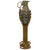 Original U.S. WWII Inert MkII Blue Pineapple Practice Grenade in 1944 Dated M1 Rifle Grenade Adapter with M7 M1 Garand Launcher Original Items