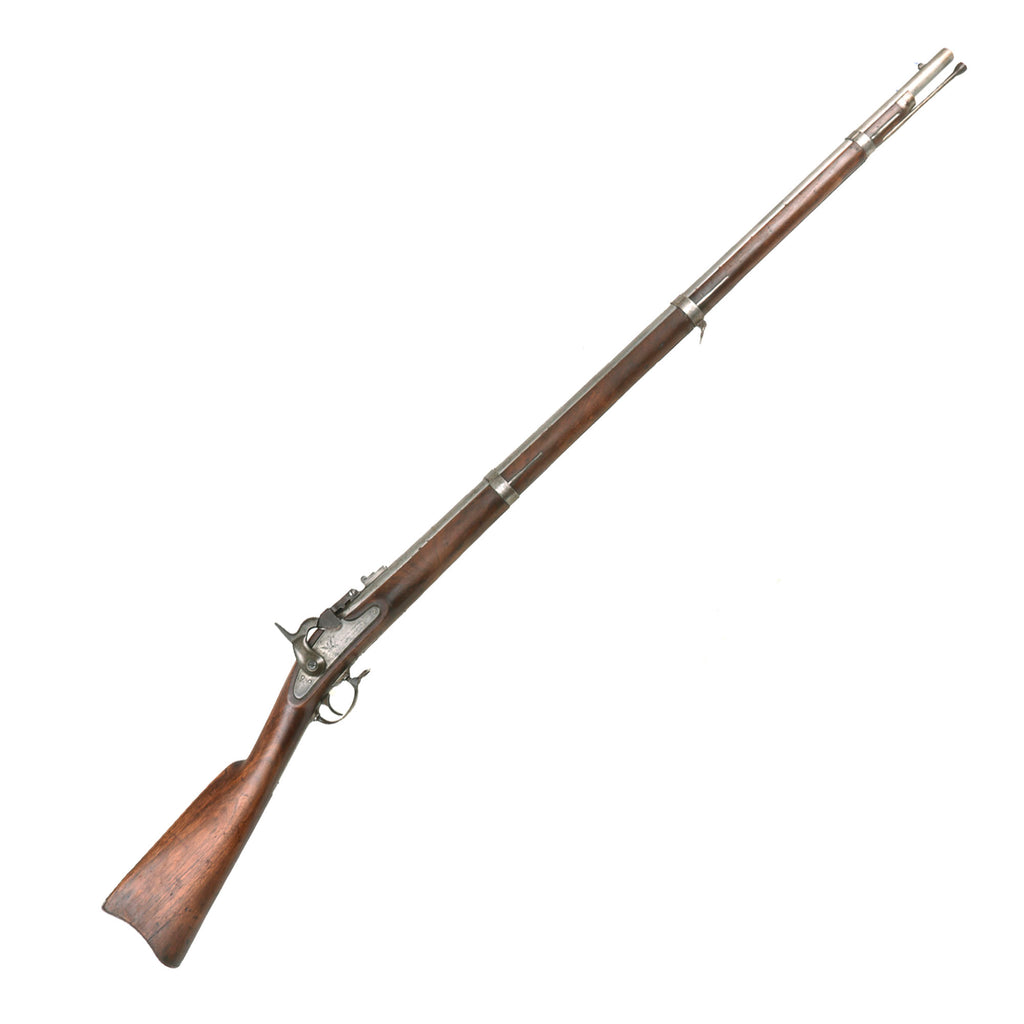 Original U.S. Civil War Springfield M-1861 by Parker Snow Converted to Miller Patent Breechloading Rifle - dated 1863 Original Items