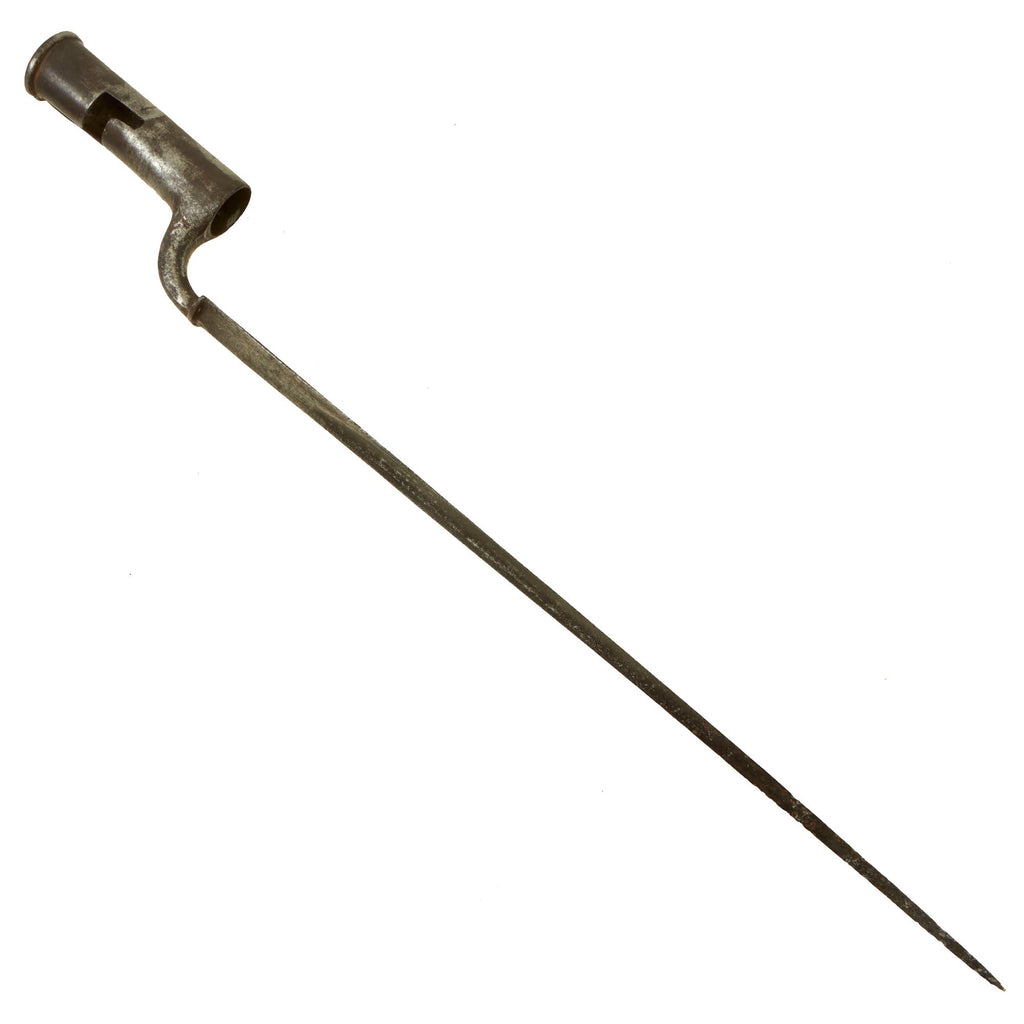 Original British American Revolution 2nd Pattern Brown Bess Bayonet Marked to 37th Regiment of Foot - Circa 1740-1760 Original Items