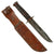 Original U.S. WWII USMC Rare “Red Spacer” Mark 2 KA-BAR Fighting Knife by PAL with Matching PAL Leather Scabbard - Loose Original Items