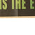 Original U.S. WWII Anti-Axis Propaganda Poster - This is the Enemy - 28 ½" x 40" - OWI Poster No. 76 Original Items