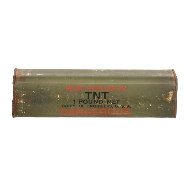 Original U.S. WWII Corps of Engineers High Explosive TNT 1 Pound Block ...