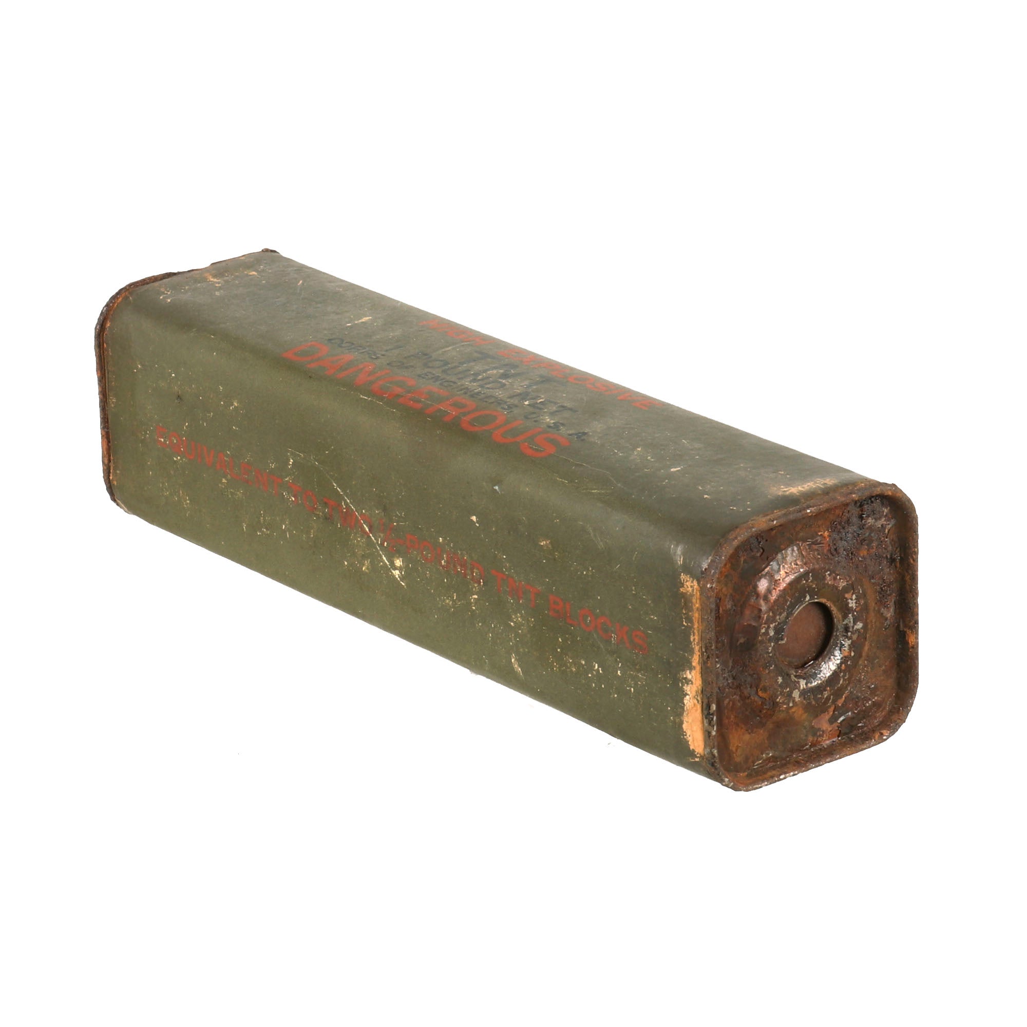 Original U.S. WWII Corps of Engineers High Explosive TNT 1 Pound Block ...
