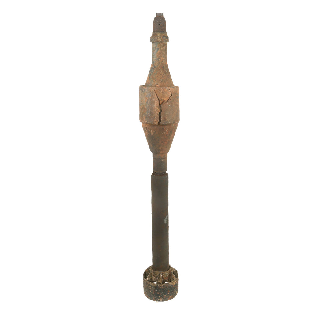 Original German WWII Inert Panzerschreck RPzB 54 8.8cm Anti-Tank Rocket Original Items